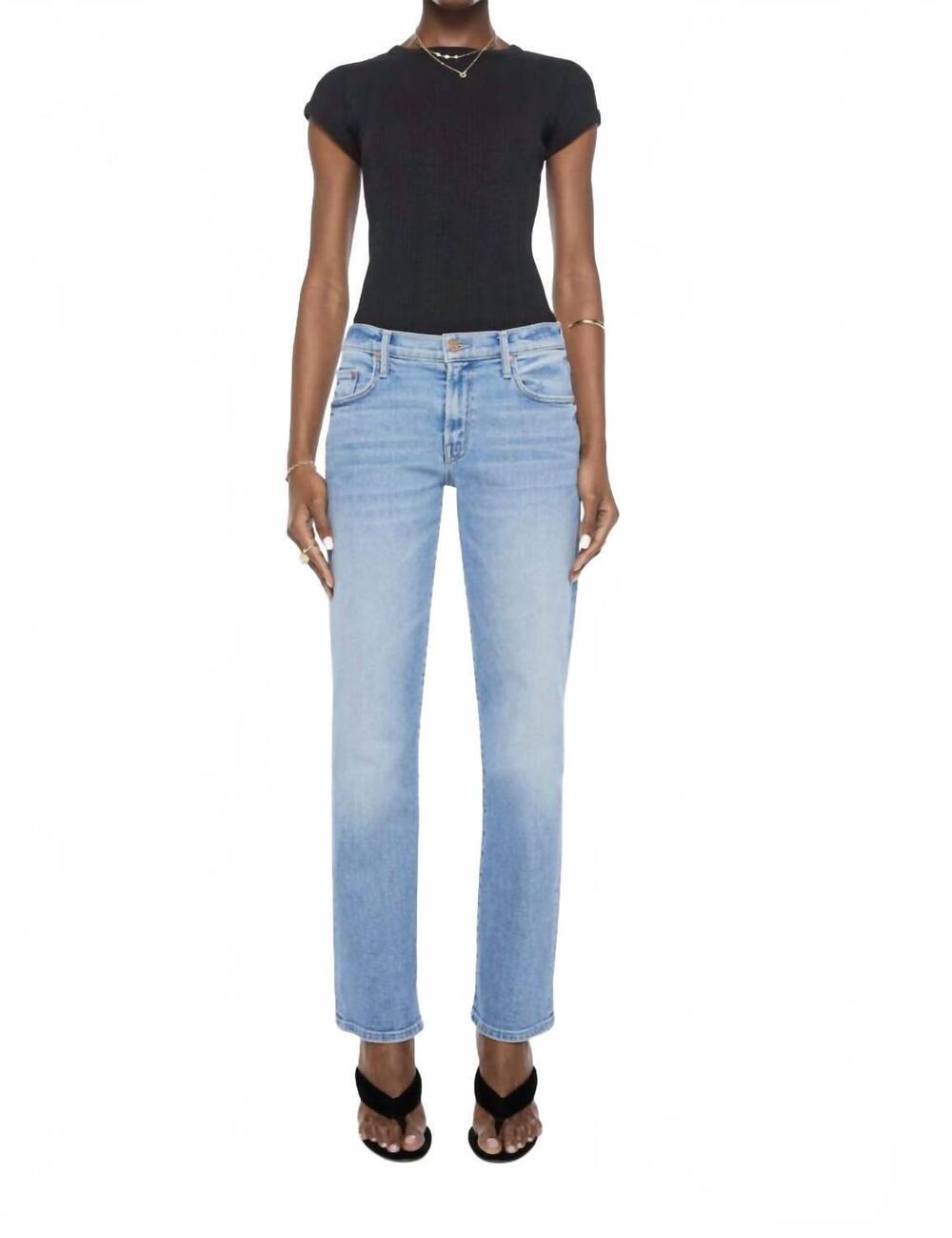 NEW MOTHER the spinoff skimp jeans in saddle up